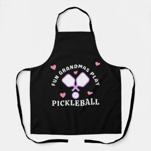 Tablier Grandmas amusants Jouer Pickleball