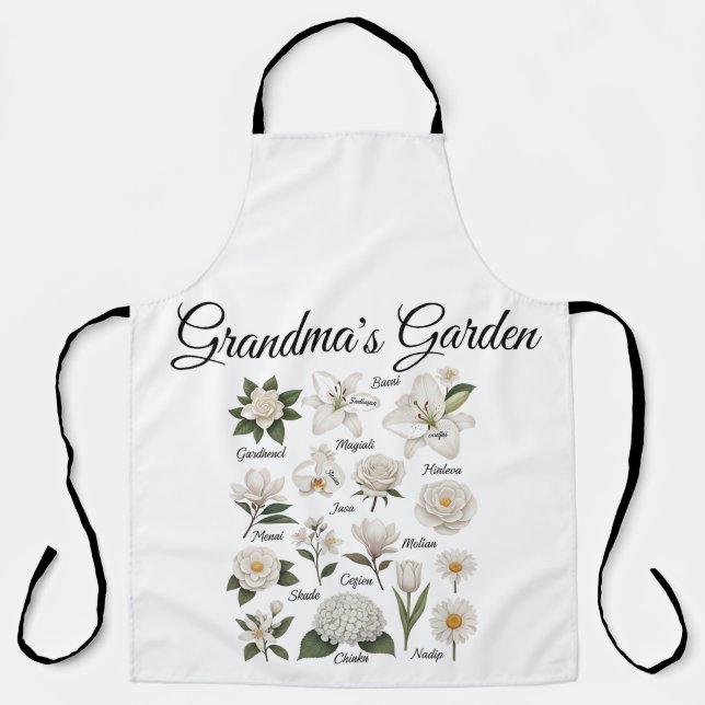 Tablier Grandma's Garden  (Recto)