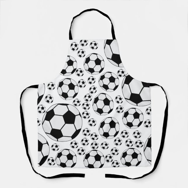 Tablier Graphisme de ballon de football classique Fan de s (Recto)