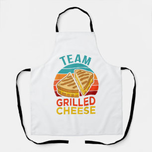 Tablier Graphisme de l'amoureux du sandwich au fromage gri
