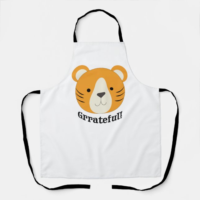 Tablier Grateful Tiger (Recto)