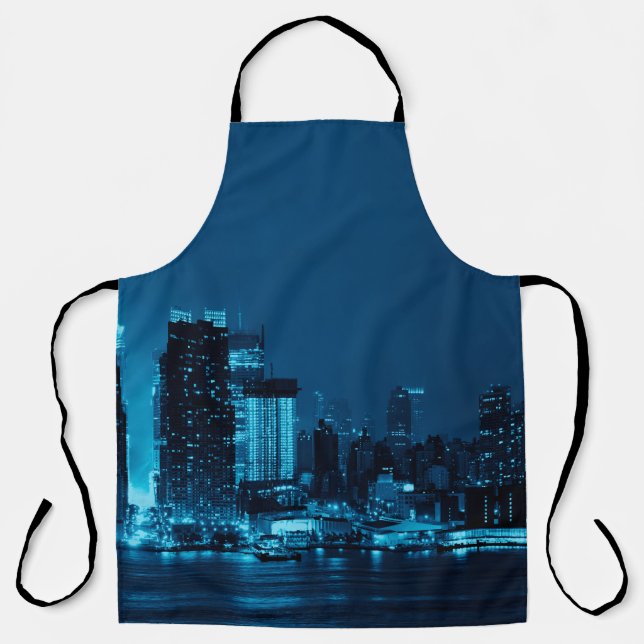 Tablier gratte-ciel du centre de Manhattan et puits de New (Recto)