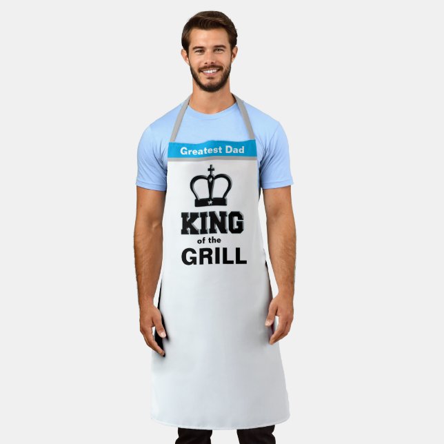 Tablier Greatest Dad Apron - Cadeau de Fête des pères pers (Porté)