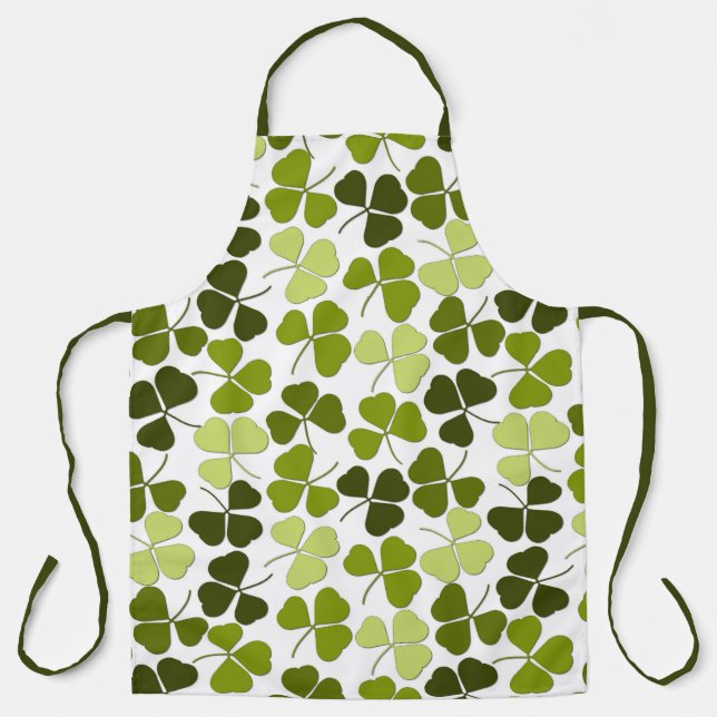 Tablier Green Clover in a Variety of Shades (Recto)
