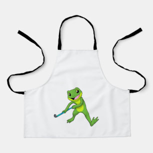 Tablier Grenouille à Hockey avec chauve-souris de hockey