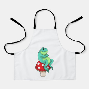 Tablier Grenouille avec champignon