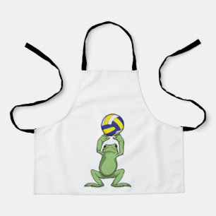 Tablier Grenouille avec volleyball