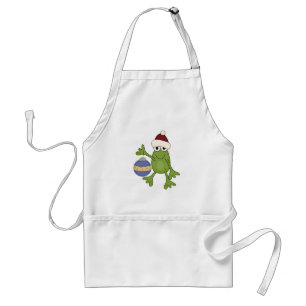 Tablier Grenouille de Noël avec Tshirts Ornement et Cadeau