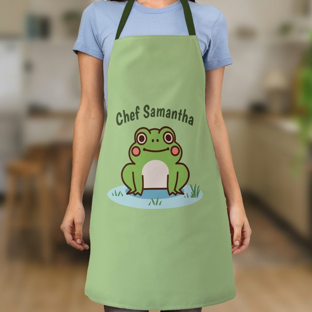 Tablier Grenouille mûre (Cute Frog Apron)