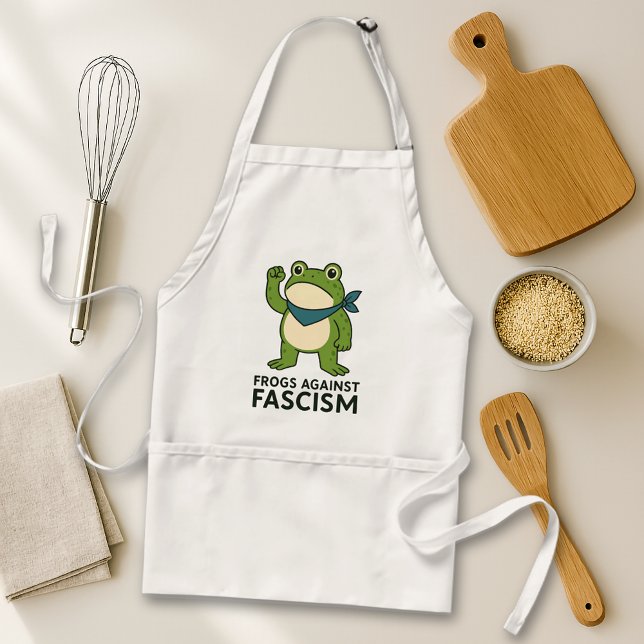Tablier Grenouilles Contre le Fascisme Manifestation de Gr (Créateur téléchargé)
