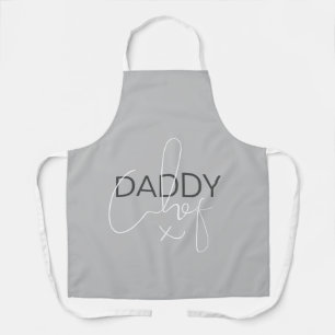 Tablier Grey Daddy Chef Apron