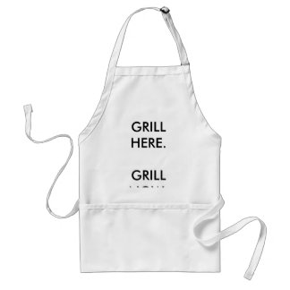 TABLIER GRIL HERE.GRILL MAINTENANT