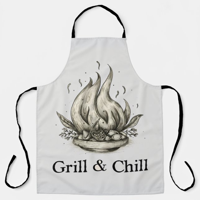 Tablier "Grill Master" (Recto)