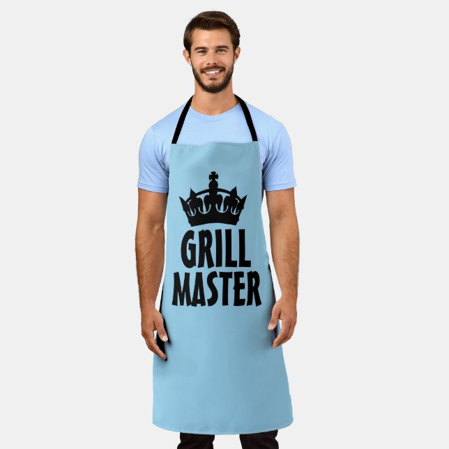 TABLIER GRILL MASTER DAD FÊTE DES PÈRES FUNNY APRON (Porté)