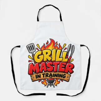 Tablier Grill Master In Training BBQ Apron