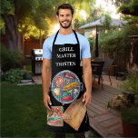 Tablier Grill Nom du maître Monogramme Grill BBQ<br><div class="desc">Cette conception peut être personnalisée en choisissant l'option personnaliser pour ajouter du texte ou apporter d'autres modifications. Si ce produit a la possibilité de transférer la conception à un autre article, s'il vous plaît assurez-vous d'ajuster la conception pour s'adapter si nécessaire. Contactez-moi à colorflowcreations@gmail.com si vous souhaitez avoir cette conception...</div>
