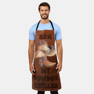 Tablier Griller Apron Grand Cowboy Casquette & Boots