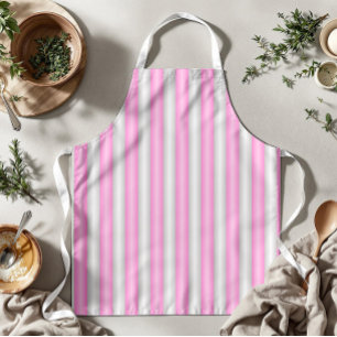Tablier Grilles roses néon modernes avec effet 3D