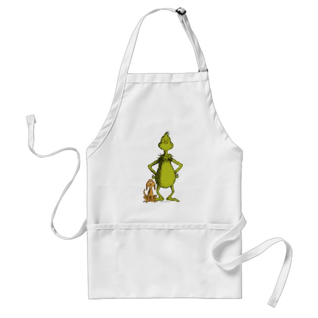 Tablier Grinch | Max et posture de Grinch (Devant)
