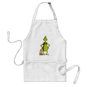 Tablier Grinch Max et posture Grinch