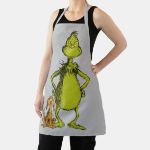 Tablier Grinch Max et posture Grinch
