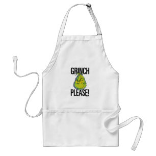 Tablier Grincheux Snarky   S'il vous plaît citer Grinch dr