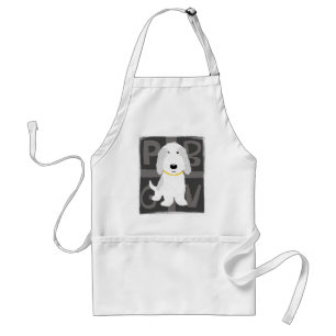 Tablier Gris & Blanc PBGV