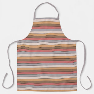 Tablier Gris Crème de Café Rose Poussiéreuse sur Papier Aq