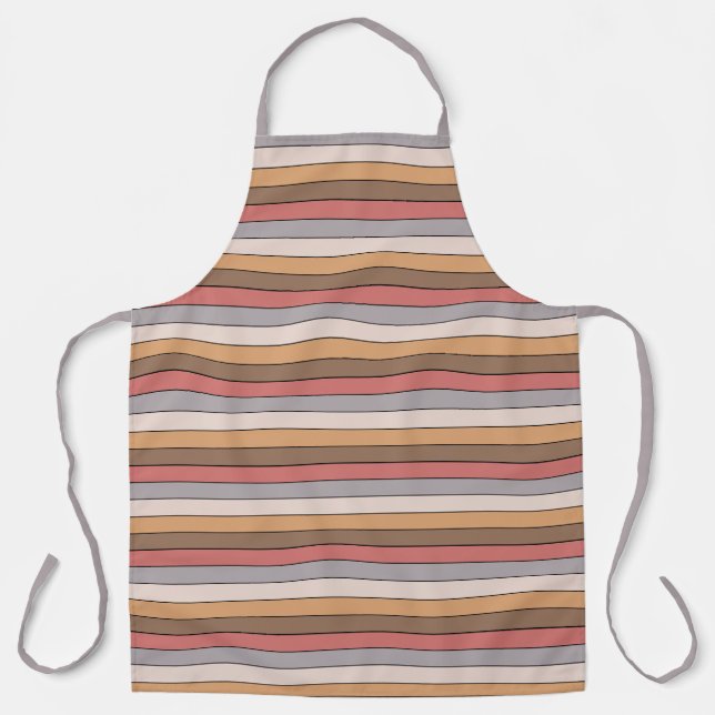 Tablier Gris Crème de Café Rose Poussiéreuse sur Papier Aq (Recto)
