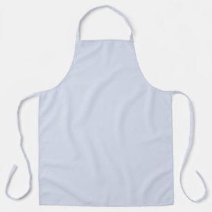 Tablier Gris Pervenche Doux Blanc Pastel Uni