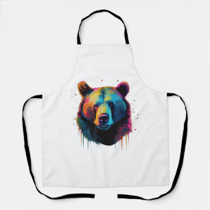 Tablier Grizzly Oear Amateurs Pop Art Big Grizzly Ours
