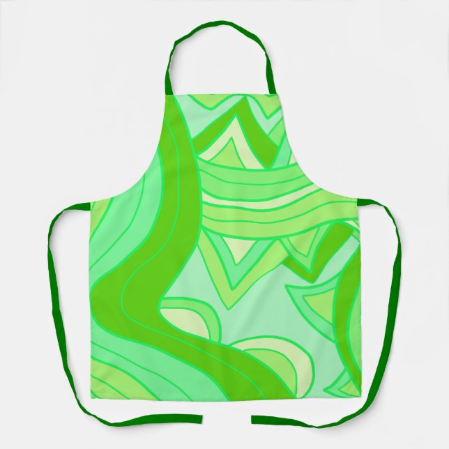 Tablier Groovy Greens (Recto)