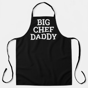 Tablier Gros Chef Daddy Cuisine noire