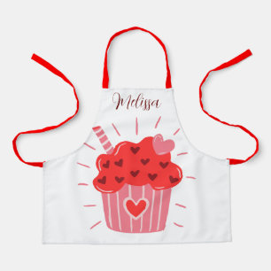 Tablier Gros Cupcake Red Heart Kids