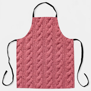 Tablier Gros plan du motif de la texture du pull.