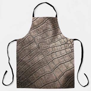 Tablier Gros plan en cuir élégant : Motif texturé