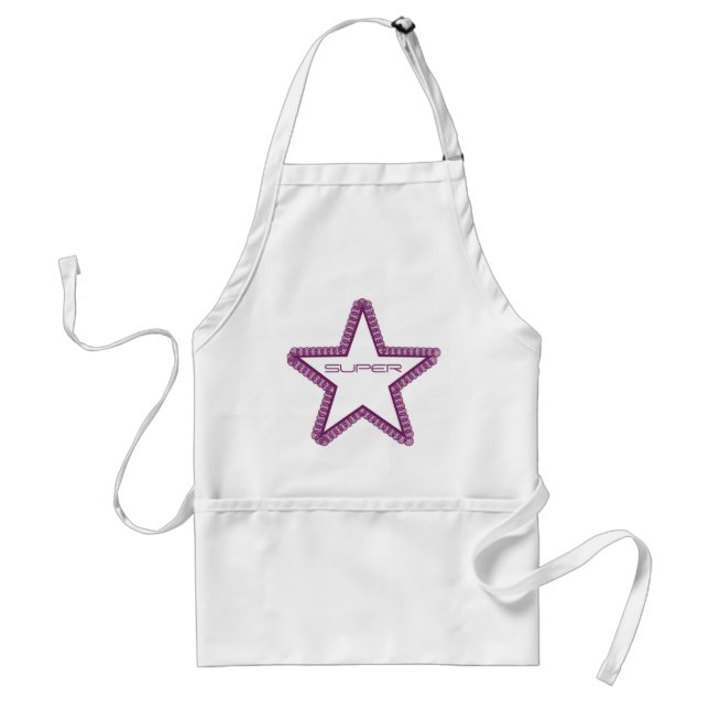 Tablier Grunge Superstar Apron, Violet (Devant)
