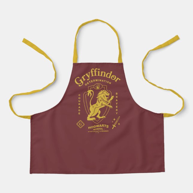 Tablier GRYFFONDOR™ Détermination Courage Bravoure Armoiri (Recto)