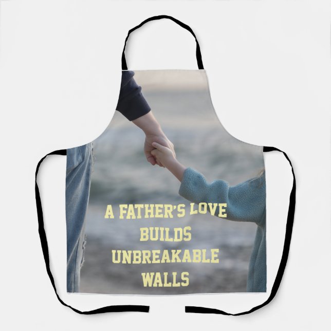 Tablier "Guidée par l'amour" (Recto)