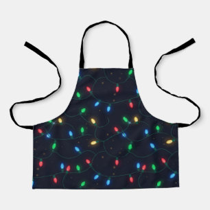 Tablier Guirlande de lumières de Noël sans couture