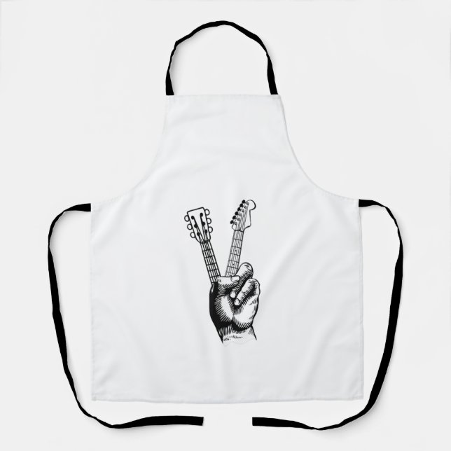 Tablier Guitar Lover | Say Hi Guitar (Recto)