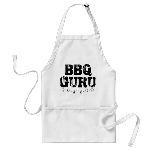 Tablier Guru barbecue fumant (Devant)