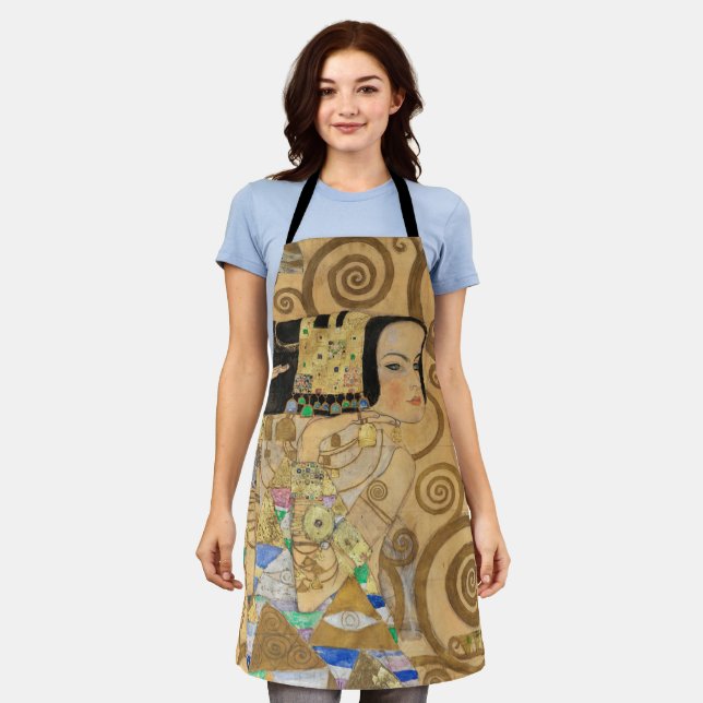 Tablier Gustav Klimt - Attente, Stoclet Frieze (Porté)