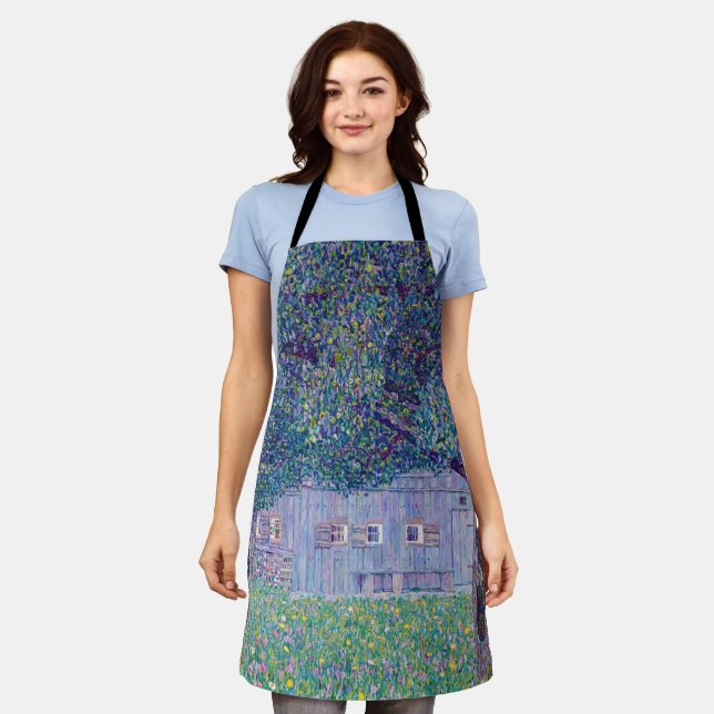 Tablier Gustav Klimt - Ferme en Haute-Autriche (Porté)