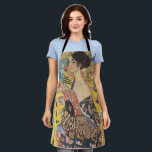 Tablier Gustav Klimt-Lady avec ventilateur |<br><div class="desc">[Rappel spécial] Ce produit est conçu en utilisant une image au format JPG haute définition avec des dimensions de 11088 x 11040 pixels à 300 DPI.*** "Lady with a Fan" de Gustav Klimt est un portrait fascinant qui saisit l'essence des mouvements Jugendstil et Art Nouveau. Le tableau présente une femme...</div>