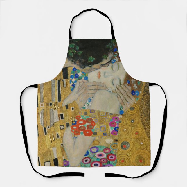 Tablier Gustav Klimt Le Baiser Peinture Classique (Recto)