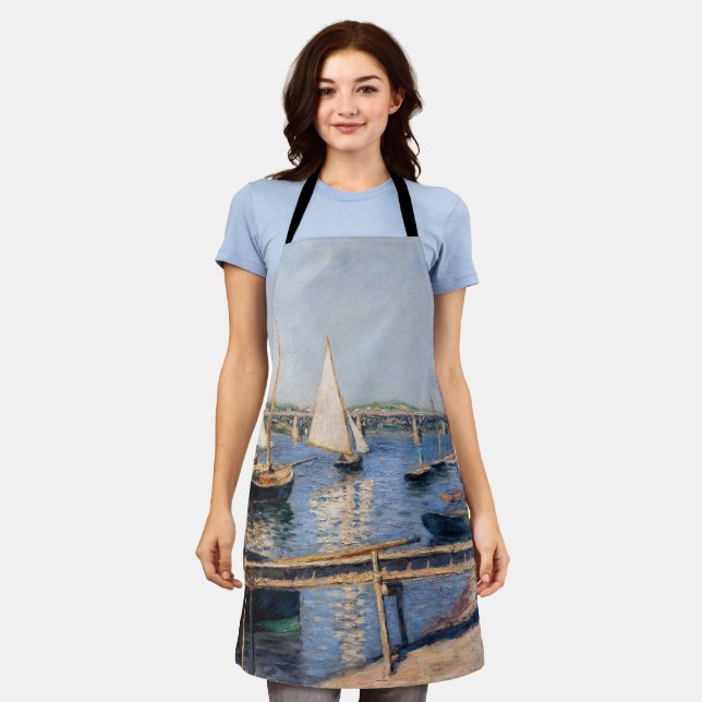 Tablier Gustave Caillebotte - Bateaux à voile à Argenteuil (Porté)