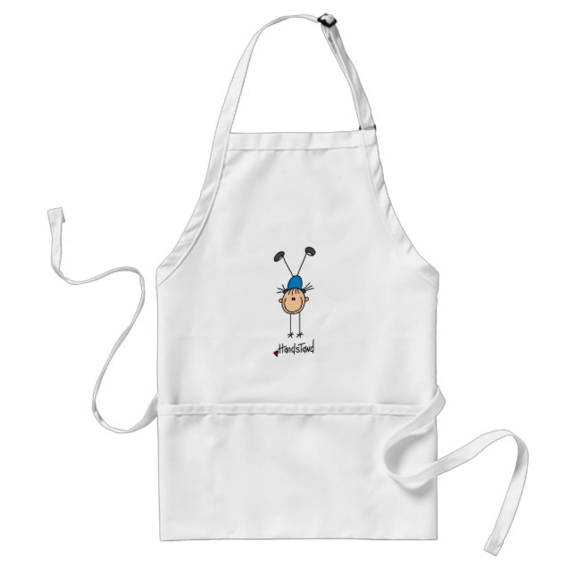 Tablier Gymnaste faisant des handstands (Devant)