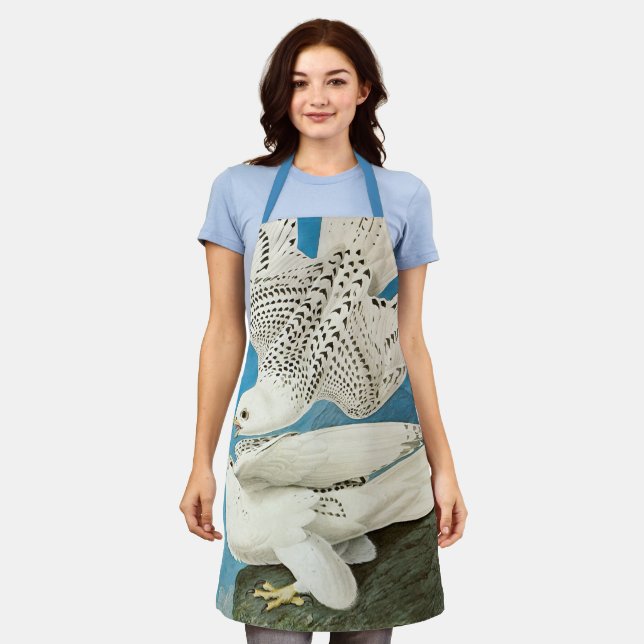 Tablier Gyrfalcons, alias Gerfalcons par John James Audubo (Porté)