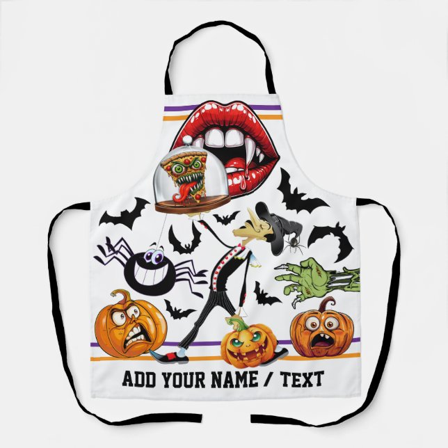 Tablier HALLOWEEN APRON Tout-En-Plan (Recto)